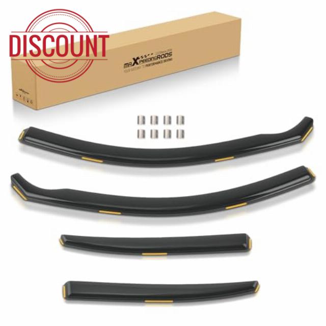 maXpeedingrods Auto Wind Deflectors Visors Kit for Audi A3 S3 Saloon MK3 2013-2020 4 Door Saloon