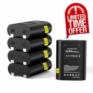 5-Pack 6V 2CR5 Battery