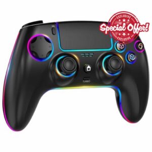 QIVORO Wireless Controller for PS-5/Pro/PC/Steam Deck/Mac/iOS/Android