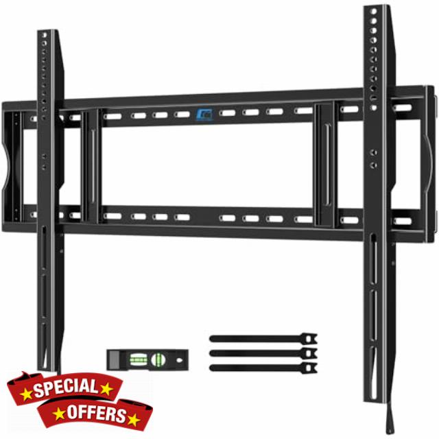 HOME VISION Heavy Duty Fixed TV Wall Mount Bracket for 55-130 Inch Extra Large Flat/Curved Screens