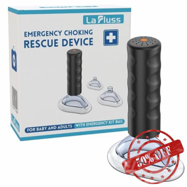 La Fluss Emergency Choking Resque Device - Choking Rescue Device for Adults and Children First Aid Kit