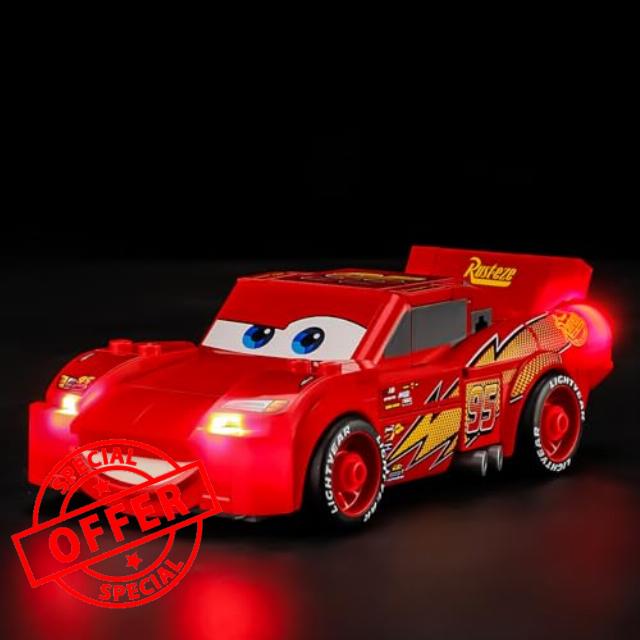BRIKSMAX 2.0 Light Kit Compatible with Lego Disney Lightning McQueen 77255 Building Sets- Original LED Lighting Kits (Accessories Only)