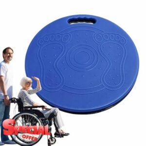 Swivel Turning Board - 39x39 Cm Balance Transfer Aid | Portable Swivel Board | Mobility Rotation Pad | Rotation Transfer Disc For Elderly Disabled Nursing Home Care