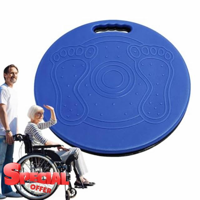 Swivel Turning Board - 39x39 Cm Balance Transfer Aid | Portable Swivel Board | Mobility Rotation Pad | Rotation Transfer Disc For Elderly Disabled Nursing Home Care