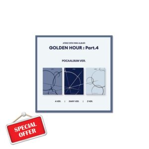 ATZ ATEEZ GOLDEN HOUR : Part.4 [Photobook Ver.] 13th Mini Album (Random Ver.)