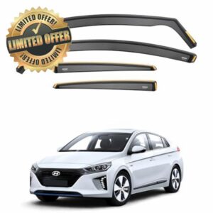 ISPEED Wind Deflectors For Hyundai Ioniq 2016-2022 5-Door Hatchback 4pc Set | Keep Your Car Ventilated In Rain & Wind