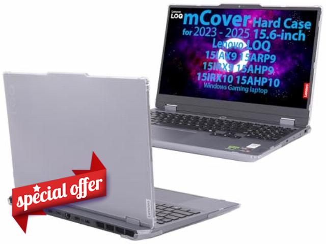 mCover Case ONLY Compatible for 2023-2025 15.6" Lenovo LOQ 15IAX9 15ARP9 15IRX9 15AHP9 15IRX10 15AHP10 Series Windows Computers (NOT for Other Lenovo Models)- Clea