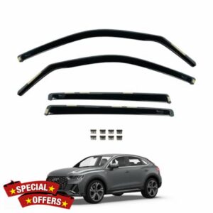 Team HEKO Wind Deflectors for Audi Q3 2020+ [SPORTBACK] Front and Rear Set of Window Deflectors