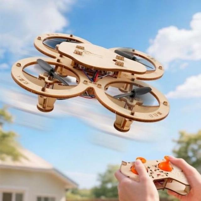 Wooden Drone Model Kit