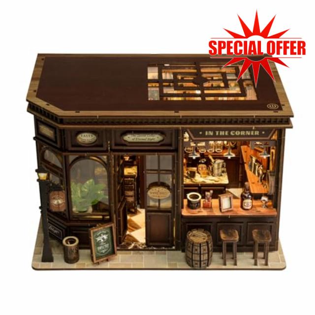 Honghuang Book Nook Kit with Light