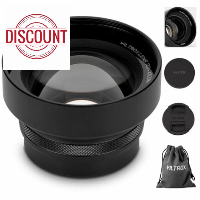VILTROX TCL-X100 VI Telephoto Conversion Lens for Fuji X100 Series Camera