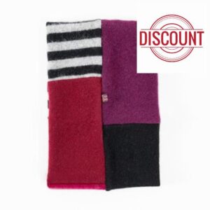 Turtle Doves 100% Recycled Cashmere Neckwarmer (Grey Mix)