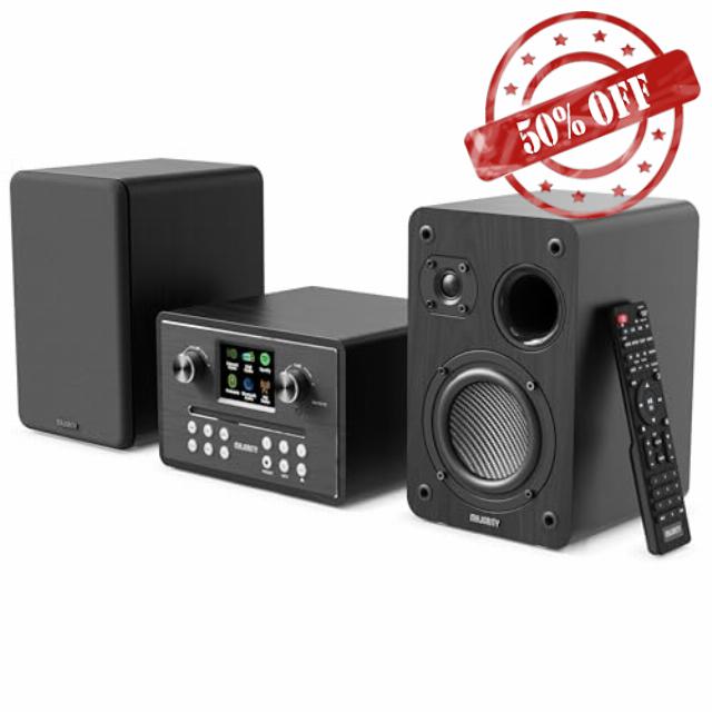 Majority Homerton HiFi Stereo System | DAB/DAB+ Digital Radio