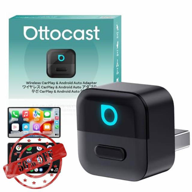 Ottocast Mini Pico 2026 Wireless CarPlay & Android Auto Adapter