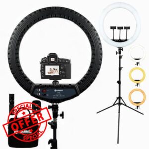 LUMINEX 21 Inch LED Ring Light with Tripod