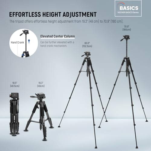 71'' Tripod with Holder Mount for Video Recording