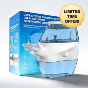 Nasal Irrigation System - Saline Nasal Rinse Kit with 1 Nose Cleaner and 35 Salt Pods