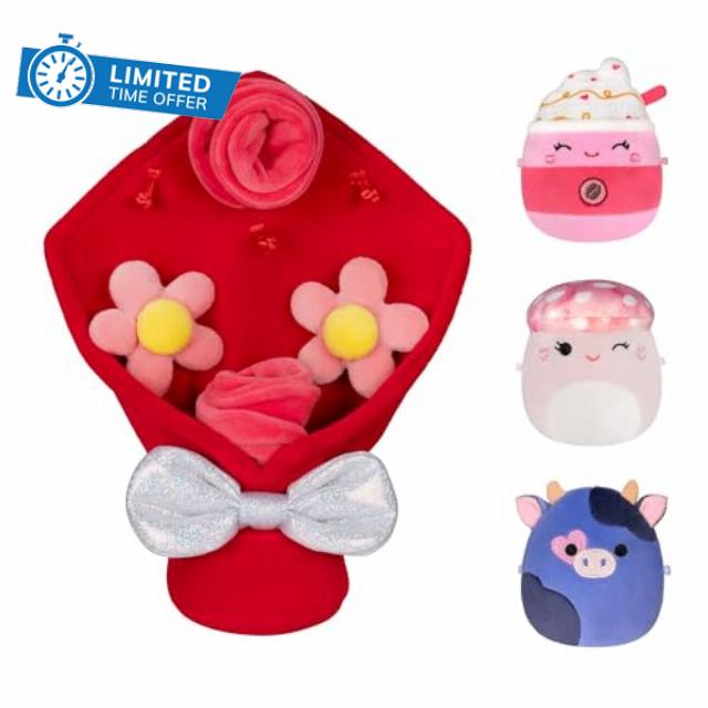 Squishmallows Original Valentine’s Day Micromallows Bouque