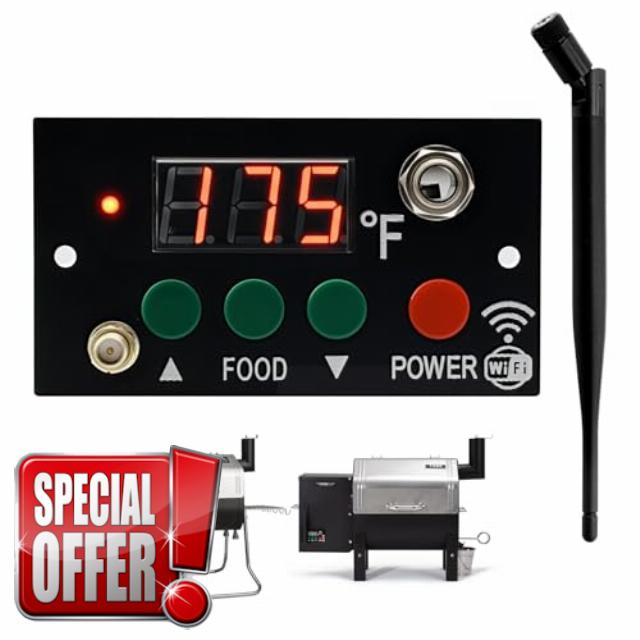 Digital Control Board Compatible with Green Mountain Grill Davy Crockett Prime/Trek .Part NO.P-1010