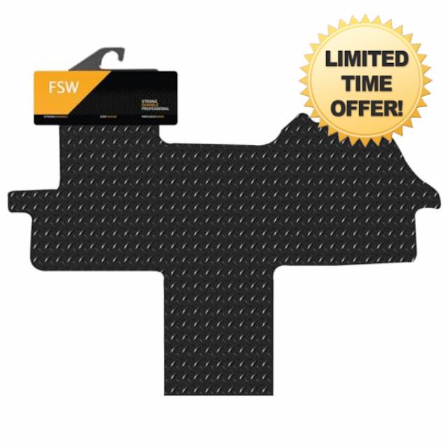 FSW - Compatible with Fiat Ducato Manual Motorhome 2015-Onwards Tailored Rubber Van Floor Mats - 5mm EXTRA Heavy Duty Rubber