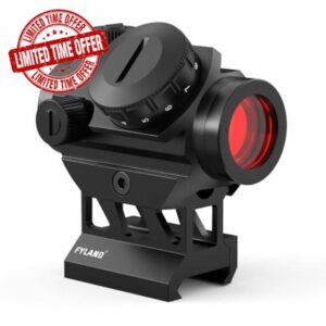 Red Dot Sight – Rifle Scope High Precision 4 MOA with 1 inch Riser Mount