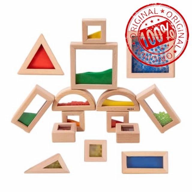Building Blocks | 15-Piece Wooden STEM Learning Toys