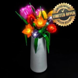 LED Lighting Kit for LEGO 11501 Tulip Bouquet - Custom Lights to Mount