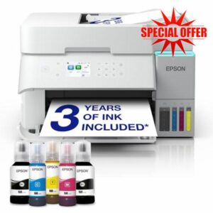 Epson EcoTank ET-3956 A4 Multifunction Air Print and Wi-Fi Ink Tank Printer with double sided printing