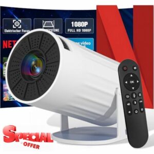 Mini Projector with WIFI 6 and Bluetooth