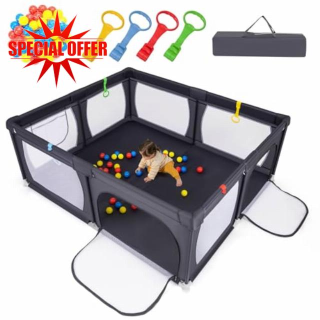 GYMAX Baby Playpen
