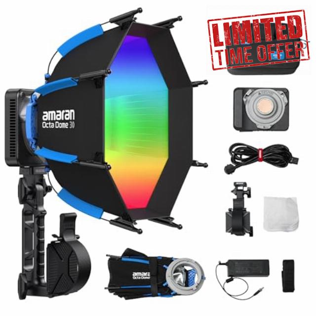 Amaran Ray 120c Full-color COB LED Video Light 120W Bowens Mount