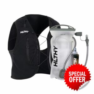 Running Hydration Vest | 10 Pockets + Adjustable Straps + 2L Bladder Storage + Flexible Mesh