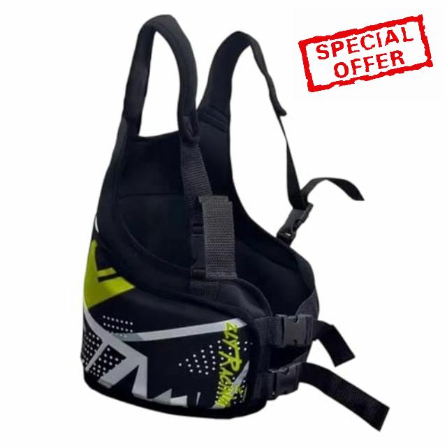 Amagogo Kids Karting Rib Protector Vest Adjustable Multifunctional Comfortable Shock Absorption Child Go Kart Chest Protecto