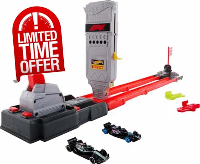 Hot Wheels Racing Formula 1 Toy Car Track Set