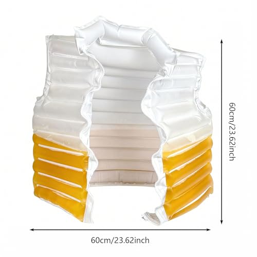 Men Women Transparent Warm Beer Puffer Jacket Drunk Jackets