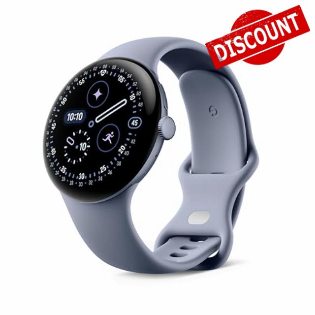 Google Pixel Watch 4 (45 mm) - Android smartwatch with Domed Display