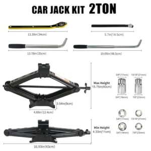 4409 lb Heavy Duty Car Lift for Sedan