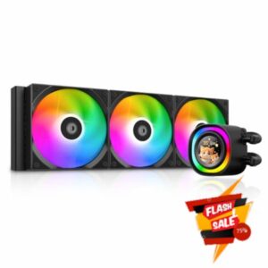 ID-COOLING FX360 LCD – Premium 360mm AIO Liquid CPU Cooler with 1.48″ Full-Color LCD Display