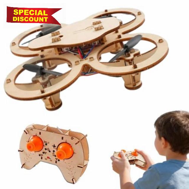 Wooden Drone Model Kit