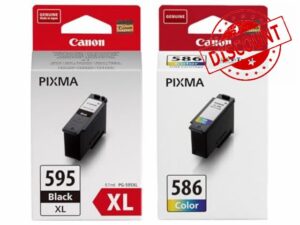 Canon PG-595XL High Yield Black & CL-586 Colour - Ink For PIXMA TS4150i TS6550i TS7550i