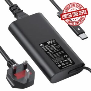 65W 45W USB C Charger for Dell Latitude 5420 5430 5440 5450 5520 5530 5540 5550 5320 3440 7420 7430 7440 7330 7340 7390 e5430 Inspiron 14 7425 16 7620 Chromebook 3100 XPS 13 Type C Power Adapter Cord