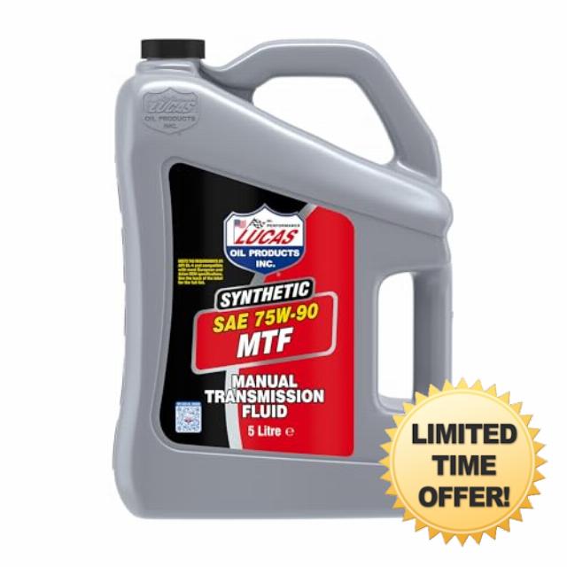 47098 Lucas Oil Synthetic SAE 75W-90 Manual Transmission Fluid - 5 Litre
