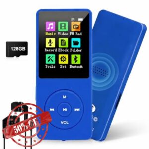 128GB MP3 Player with Bluetooth 5.0