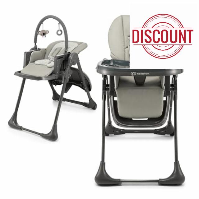 Kinderkraft Tummie 2-in-1 High Chair & Bouncer