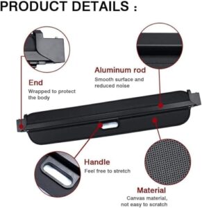 Waterproof Boot Privacy Parcel Shelf - Easy No-Drill Install
