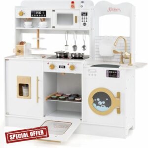 COSTWAY Kids Wooden Kitchen