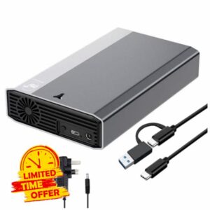 6TB External (DESKTOP) Hard Drive USB 3.1 Type-C - High-Speed Data Storage for PC