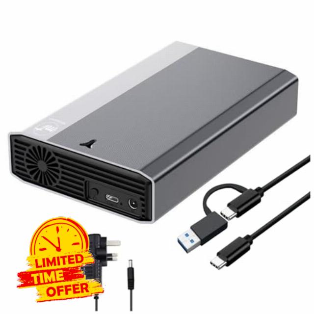 6TB External (DESKTOP) Hard Drive USB 3.1 Type-C - High-Speed Data Storage for PC