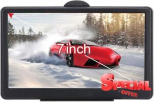 Car Sat Nav | 7 Inch GPS Navigation with 2026 UK & Europe Maps | Lifetime Map Updates