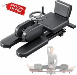 XZLZMYP Leg Stretcher Heavy Duty Leg Splits Machine Flexibility 3 Bar Leg Stretching Training Machine for Ballet Yoga Home Gym Exercise